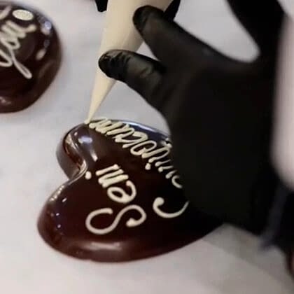 İsme Özel Kalp Çikolata